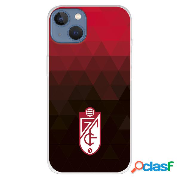 Funda para iPhone 13 del Granada CF Escudo - Fondo Rojo y