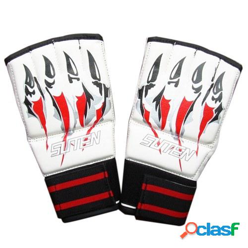 Half Finger Boxing Gloves MMA Mitts Thai Punching Training