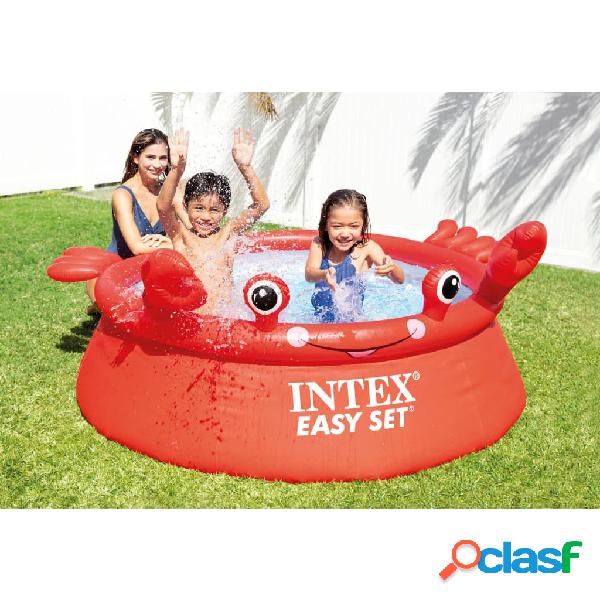 INTEX Happy Crab Piscina inflable Easy Set 183x51 cm