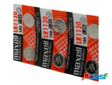 Juego de 10 Pilas OTECH Maxell para Maxell LR1130