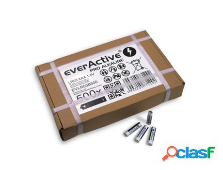 Juego de 500 Pilas EVERACTIVE AAA / LR03 1,5 Volts
