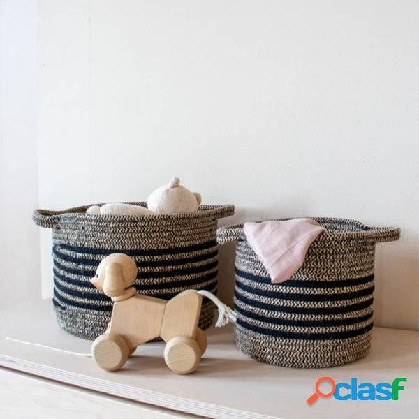 KidsDepot Juego de cestos Eran 2 pzas cuerda de algodón