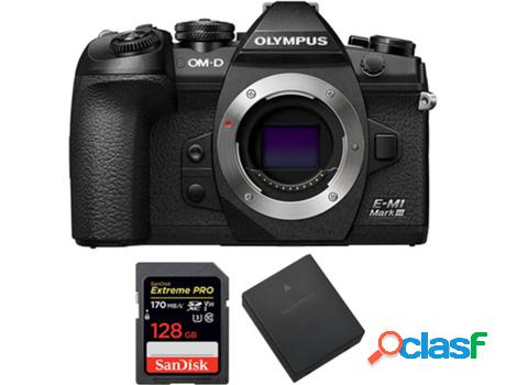 Kit Cámara Mirrorless y Accesorios OLYMPUS OM-D E-M1 Mark