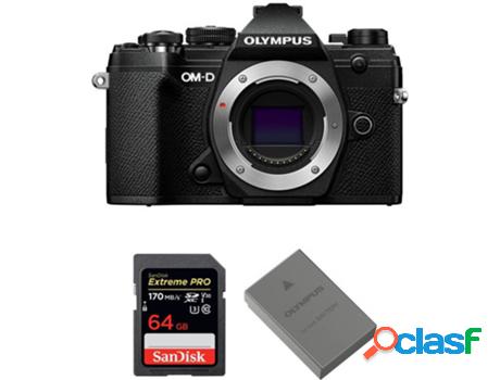 Kit Cámara Mirrorless y Accesorios OLYMPUS OM-D E-M5 Mark
