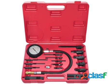 Kit de Probador de Compresión de Motor VIDAXL Diesel (17