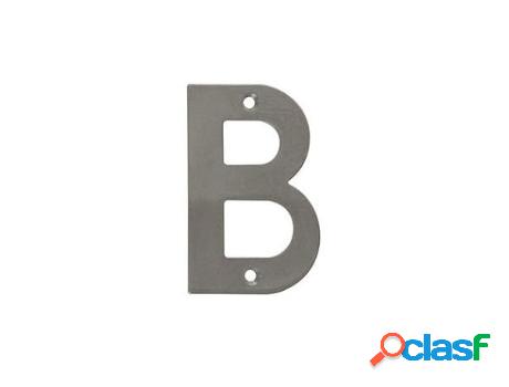 Letra b-4 pulgadas acero inoxidable 18/8