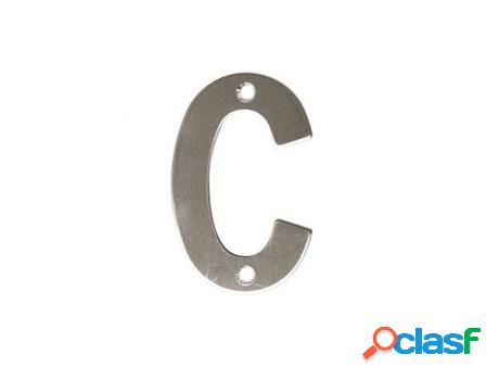 Letra c-4 pulgadas acero inoxidable 18/8