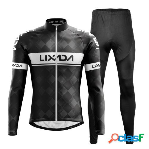 Lixada Conjunto de ropa de ciclismo Chaqueta de jersey de