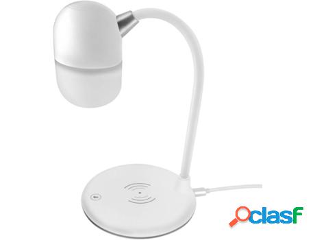 Lámpara Altavoz Bluetooth y Cargador MOXIE Blanco para