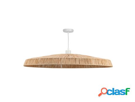 Lámpara Colgante LEDKIA (Beige - E27 - 40 W - Rafia)