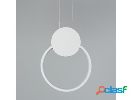 Lámpara Colgante LEDKIA (Blanco - - 10 W - Aluminio)