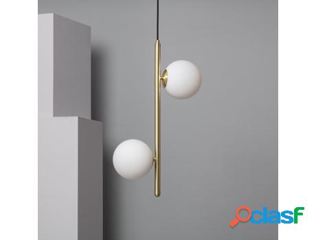 Lámpara Colgante LEDKIA (Dorado - E14 - 40 W - Ferro -