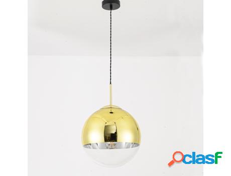 Lámpara Colgante LEDKIA (Dorado - E27 - 40 W - Metal -