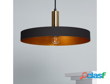 Lámpara Colgante LEDKIA (Negro - E27 - 40 W - Aluminio)