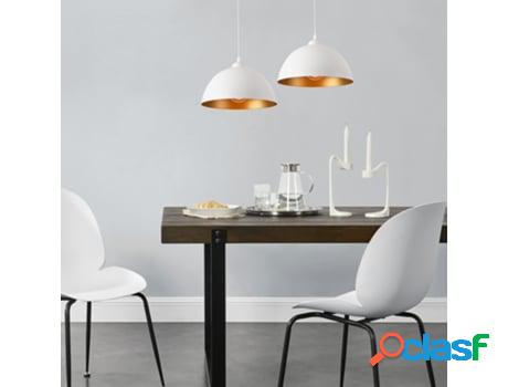 Lámpara Colgante LUX.PRO Blanco/Oro (60 W - E27)