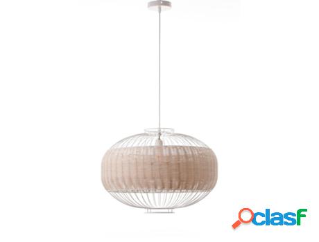 Lámpara LUMISKY Valentina (Rattan - Blanco - 55,5 x 55,5 x