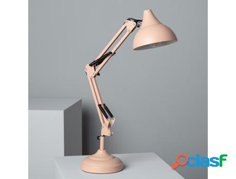 Lámpara de Oficina Flexo LEDKIA (Rosa - E27 - 40 W - Metal)