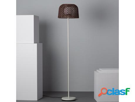 Lámpara de Pie LEDKIA (Beige - E27 - 40 W - Ratán Pe -