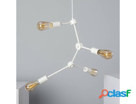 Lámpara de Suspensión LEDKIA Molecular (Blanco - E27 - 40