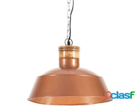 Lámpara de Suspensión VIDAXL Hierro (25W - E27 - 42 x 144