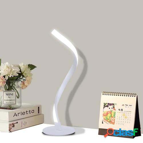 Lámpara de mesa moderna Diseño en espiral Lámparas de