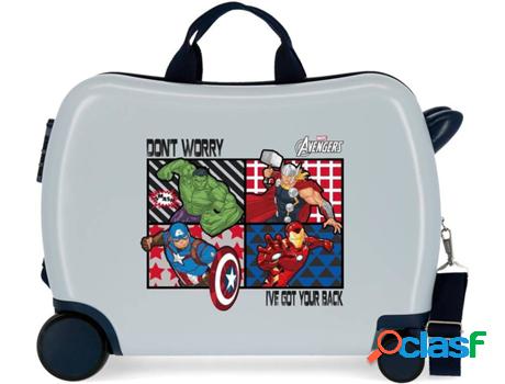 Mala de Viaje MARVEL All Avengers 2 ruedas (Multicolor - 50