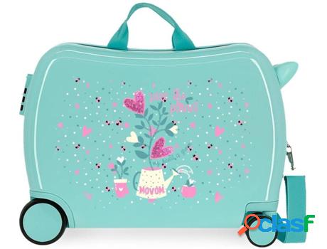 Mala de Viaje MOVOM Flower Pot (Verde - 50 x 38 x 20 cm)