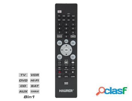 Mando universal maurer tv / satelite compatible hasta con 8