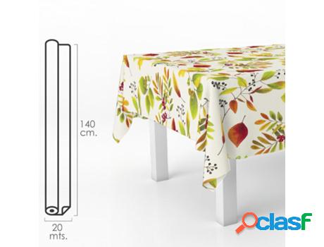 Mantel hule rectangular hojas otoño. impermeable