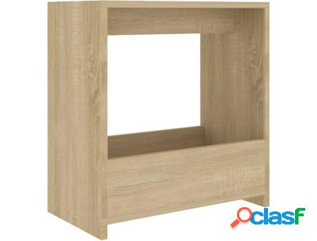 Mesa de Apoyo VIDAXL (Marrón - Madera Aglomerada - 50x26x50