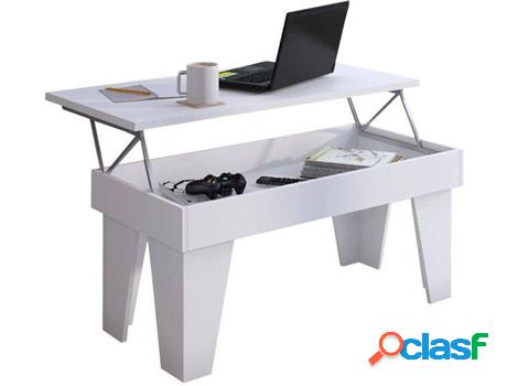 Mesa de Centro SKRAUT HOME MESAELEKLBLANCA (Blanco -