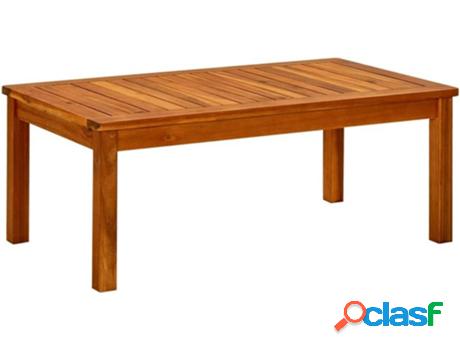 Mesa de Centro VIDAXL (Marrón - Madera - 90x50x36 cm)