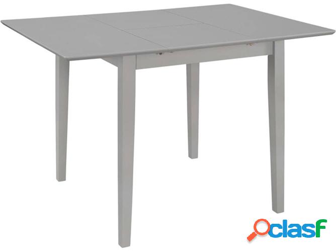 Mesa de Comedor VIDAXL 247627 (MDF - 80-120x80x74 cm)