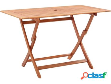 Mesa de Jardín VIDAXL Plegable 48694 (120x70x75 cm -