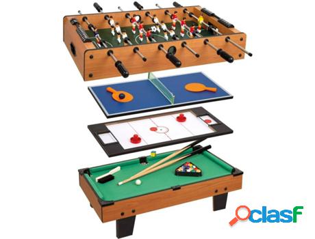 Mesa de Multijuegos COLORBABY 85327 4 en 1 (89x43x29cm)
