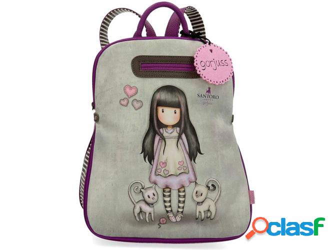 Mochila GORJUSS-SANTORO Tall Tails Morado (31x38x15cm)