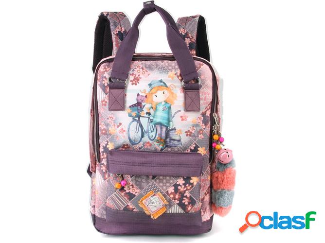 Mochila KARACTERMANIA Forever Ninette Morado (29x41x17cm -
