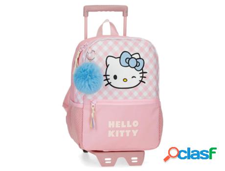 Mochila con Trolleys HELLO KITTY Wink (Poliéster - Rosa -