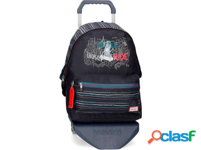 Mochila con carro ENSO Wall Ride Negro (31x42x17,5cm)