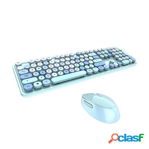 Mofii Sweet Keyboard Mouse Combo Mixed Color 2.4G Wireless