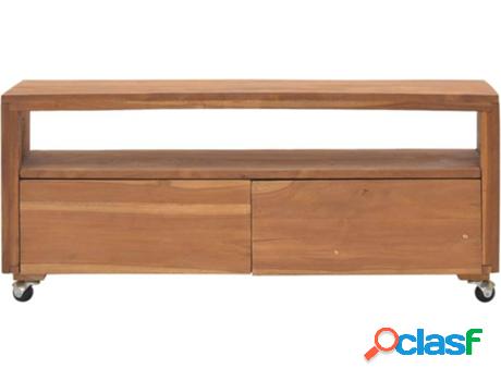 Mueble de TV VIDAXL (110x30x40 cm - Madera Contrachapada -