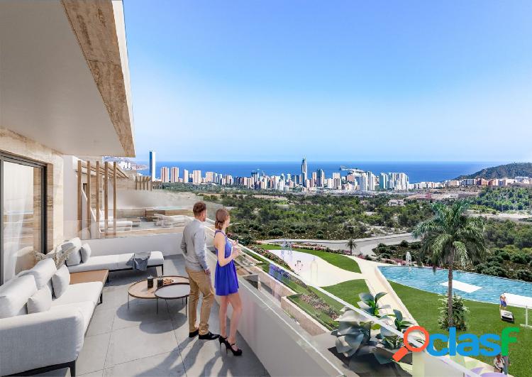 NUEVO COMPLEJO RESIDENCIAL EN FINESTRAT CON VISTAS AL MAR!!!