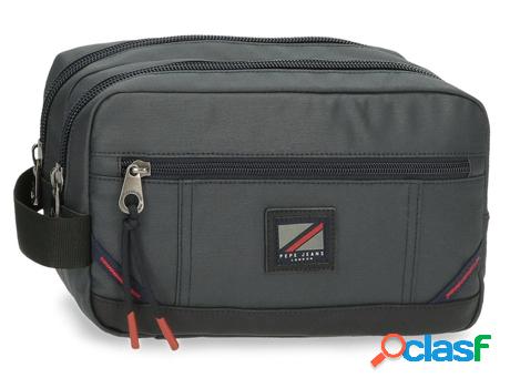 Nécessaire PEPE JEANS Hackney (Poliéster - Gris - 26 x 16