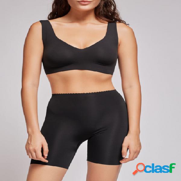Pantalón moldeador y envolvente tejido microfibra - Gisela