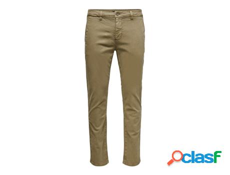 Pantalones ONLY & SONS Hombre (Multicolor - 30 x 34)