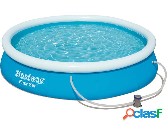 Piscina Hinchable BESTWAY Fast Set Azul (366x76cm)