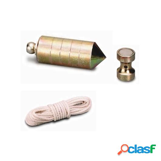 Plomada Albañil 0700Gr Nuez Magnetica Hierro Laton Nusac
