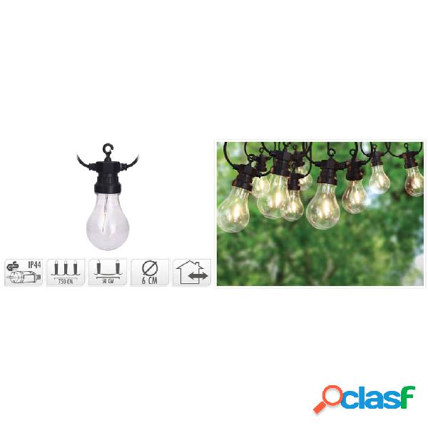 ProGarden Lámparas LED de jardín 20 lámparas 24 V