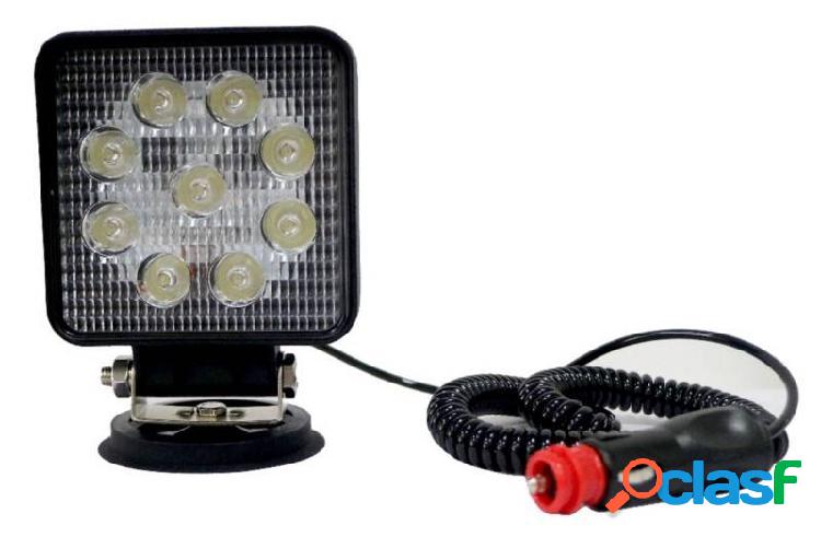 Proyector Iluminacion Led Vehiculo Magnetico 12-24V/27W/Ip67