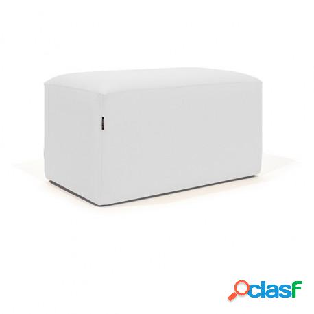 Puff Rectangular Cube 75x40 -náutico Blanco